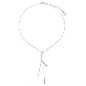 Wishing On Silver 925 Short Necklace-